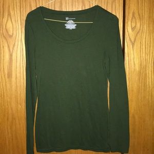 Dark Green Long Sleeve Shirt